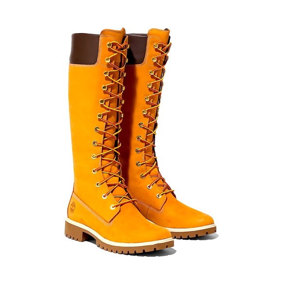 TIMBERLAND WOMEN’S PREMIUM 14” LACE UP BOOTS BRAND NEW IN BOX - Picture 1 of 3